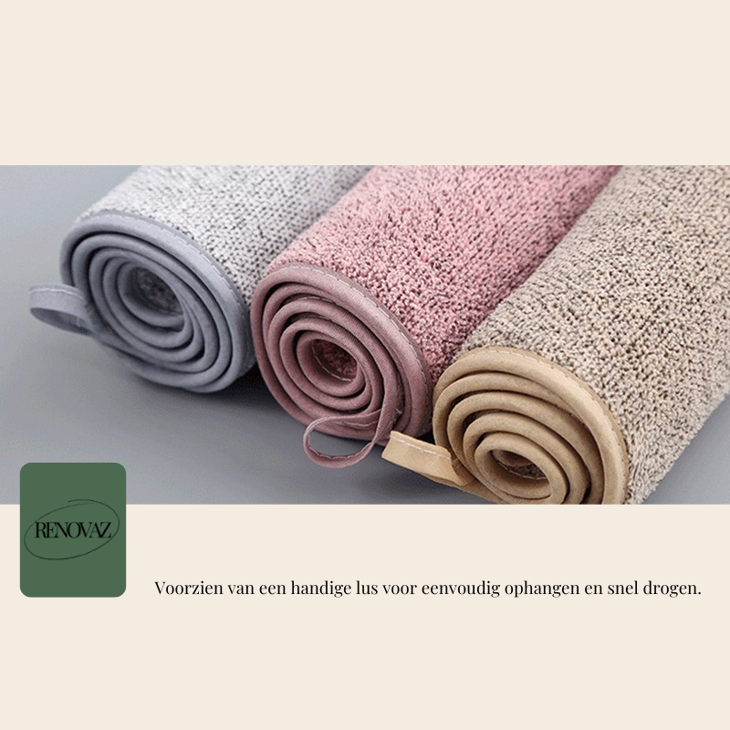 Luxe en Ultra-Zachte Bamboe Handdoekenset – 3 Stuks