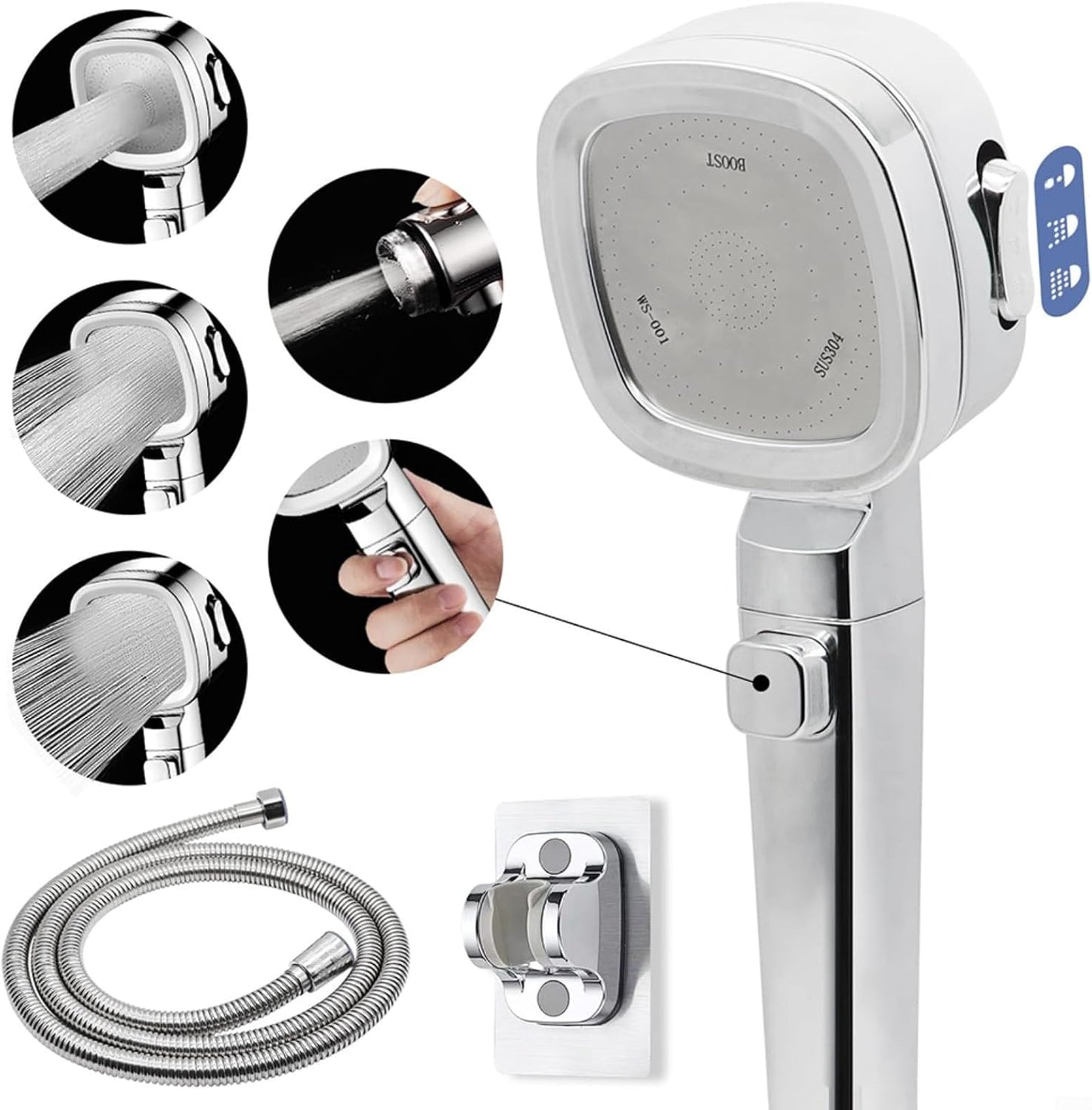 AquaPure Luxe Waterbesparende Douchekop met Filter